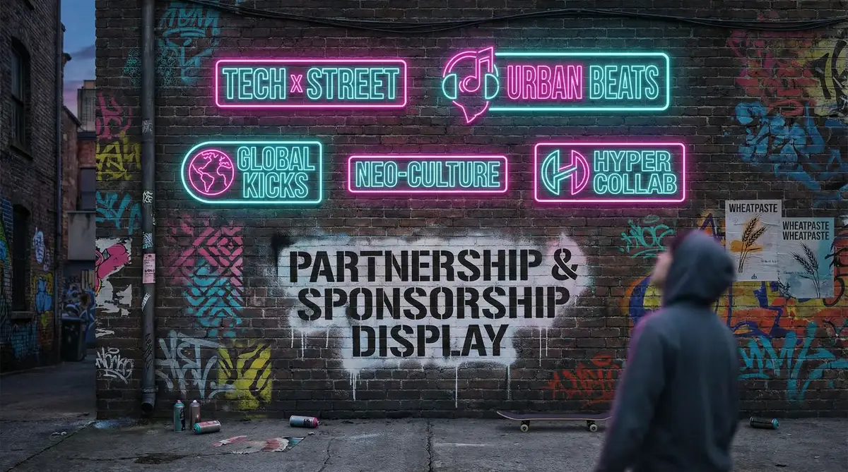 91n - 品牌涂鸦合作墙